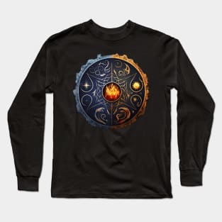 Fire Star - Alchemic Talisman Long Sleeve T-Shirt